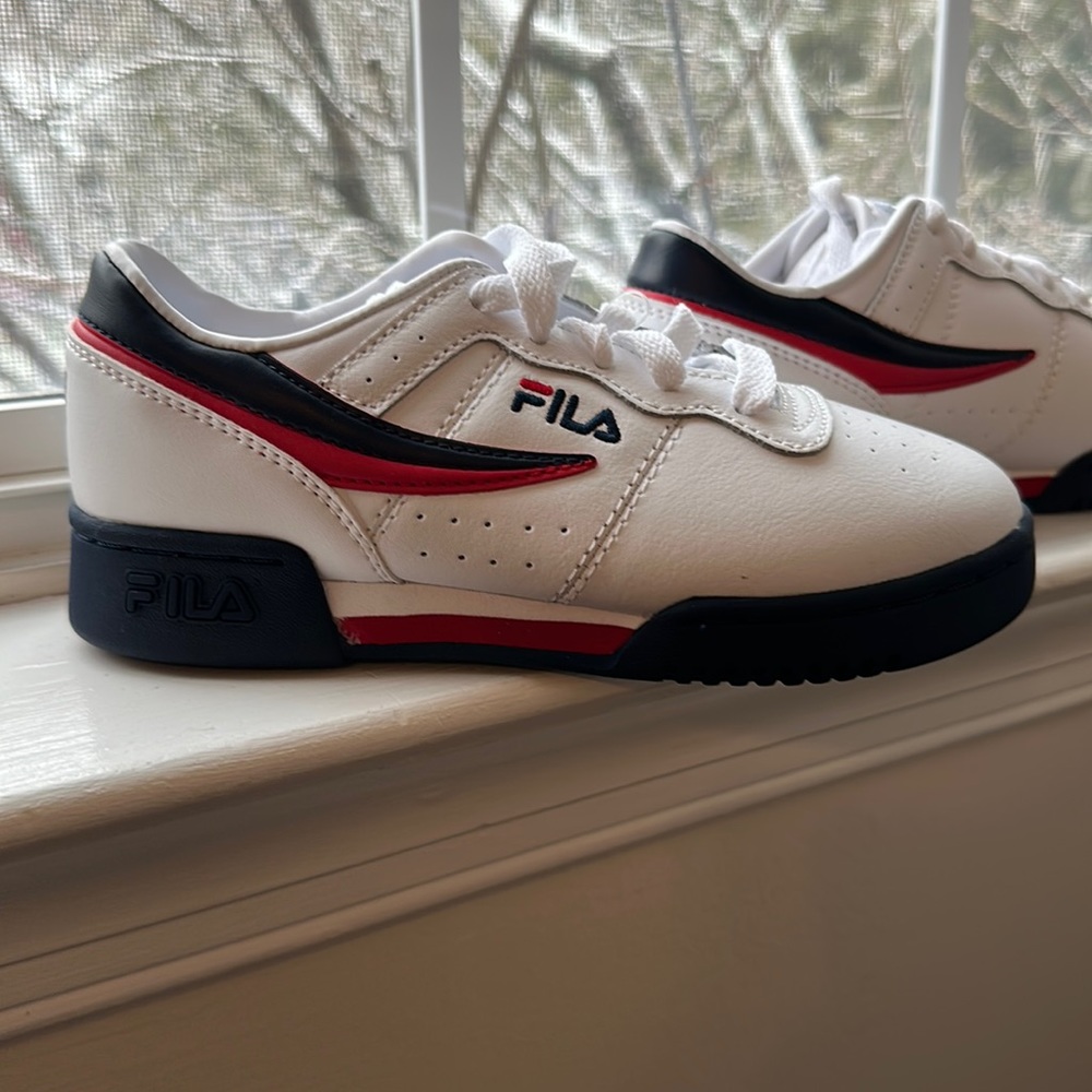 Boys leather and Synthetic Fila Sneakers NWOT